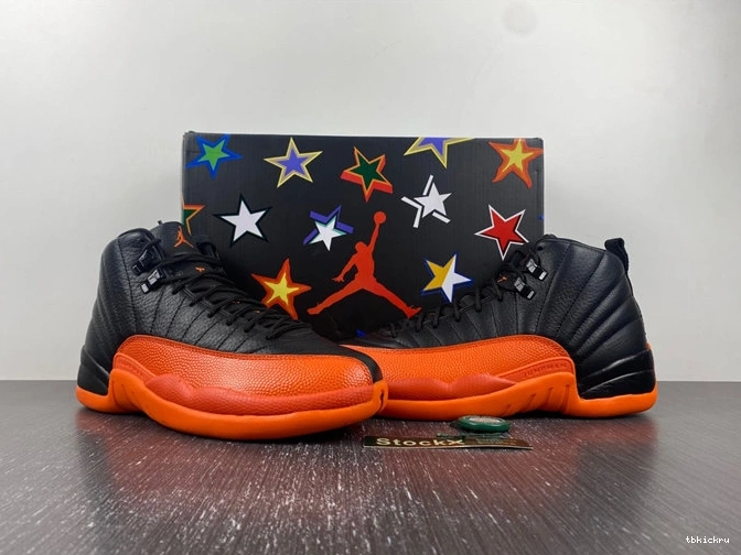 Rep TBkick All-Star 12 Brilliant Jordan 4130 FD9101- Retro Vibrant Orange WNBA 1015
